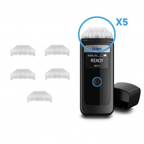 Set mit 5 Mundstücken Alcootest 4000® Dräger