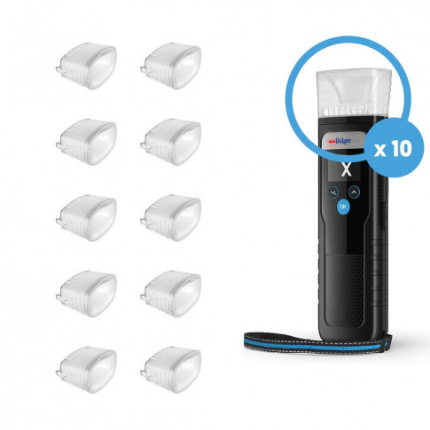 Set mit 10 Mundstücken für Alcootest 5000® Dräger