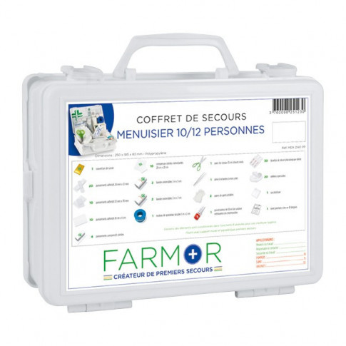 Coffret de secours menuisier