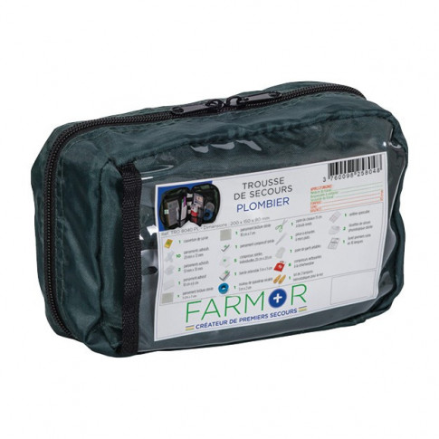 Trousse de secours plombier en tissu imperméable