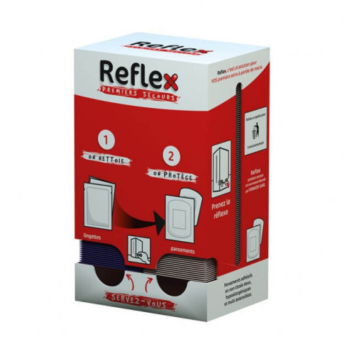 Boîte distributrice premiers secours Reflex