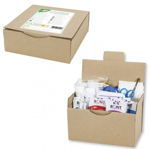 Kit pour armoire à pharmacie jusqu'à 5 personnes