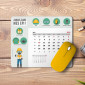 Tapis de souris "EPI" avec calendrier