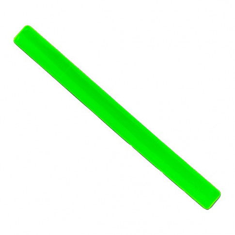 Brassard enrouleur réfléchissant vert 34 cm