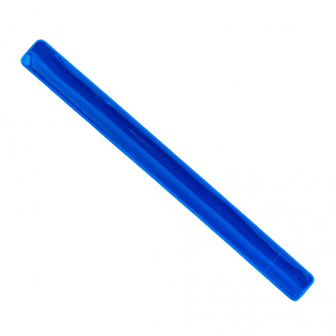 Brassard bleu enrouleur réfléchissant 34 cm