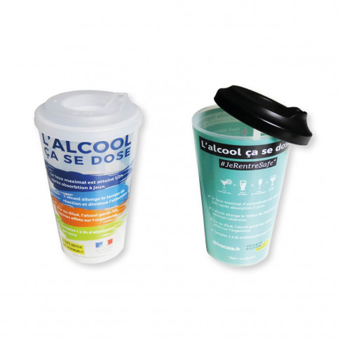 Diebstahlsicherer Deckel für Becher