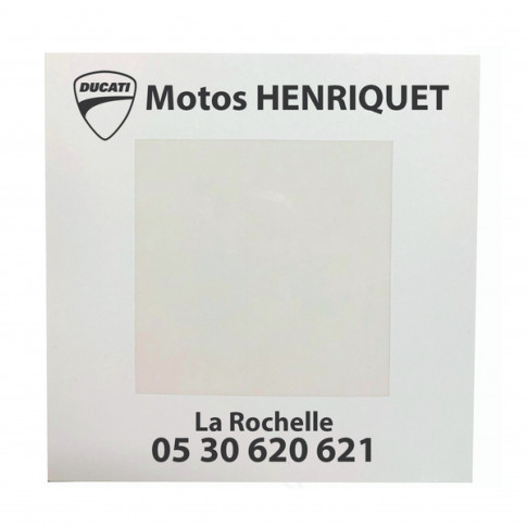Porte vignette assurance moto personnalisé