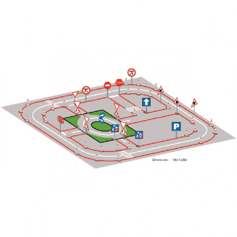 Circuit pédagogique "Rond-point" et "Sens unique"