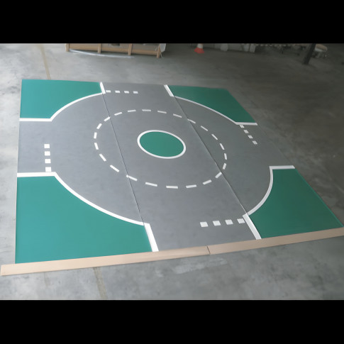 Lernparcours „Kreisverkehr” und „Einbahnstraße”