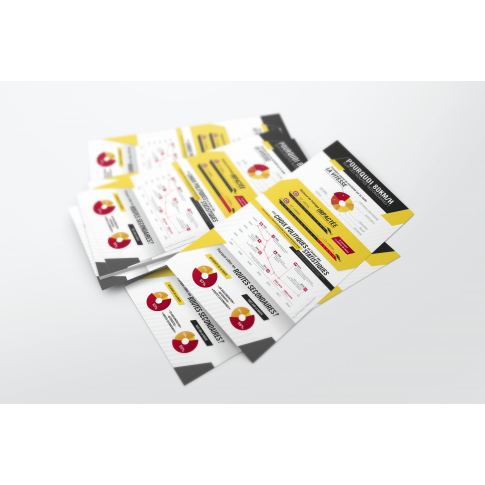 Sensibilisierungsflyer – Geschwindigkeit 80 km/h