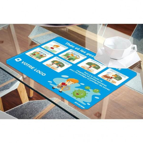 Set de table Théo et les gestes barrières