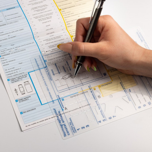 Normographe pour constat amiable CarDrawHelp®