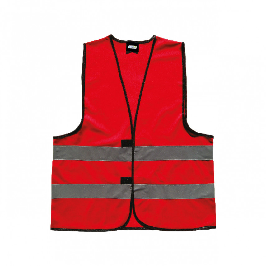 gilet rouge fluo