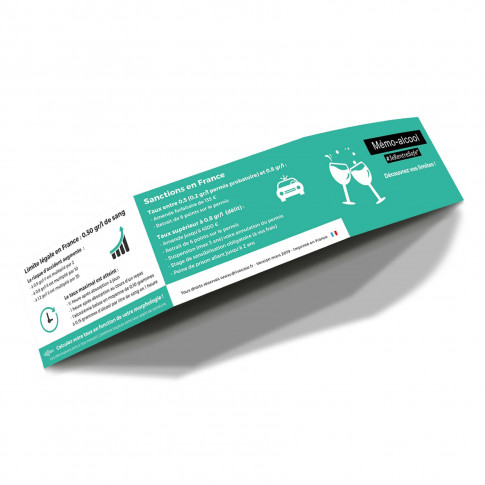 Neutrale Alkohol-Memo-Leiste©️ Drivecase