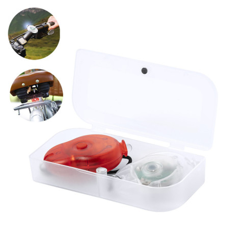 Feu Arrière LED USB Pour Vélo - Étanche IPX6, 100 Lumens, Multicolore Iridescent - Support Selle Inclus