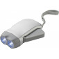 Dynamo-Taschenlampe mit 2 LEDs
