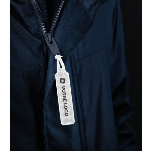 Individuell gestaltbarer reflektierender Reißverschluss