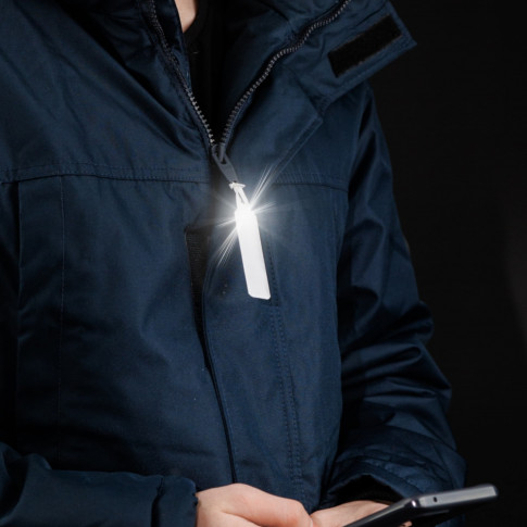 Individuell gestaltbarer reflektierender Reißverschluss