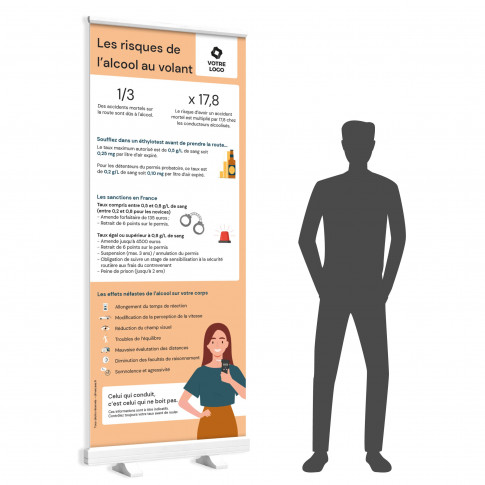 Roll-Up-Totem – die Risiken von Alkohol am Steuer