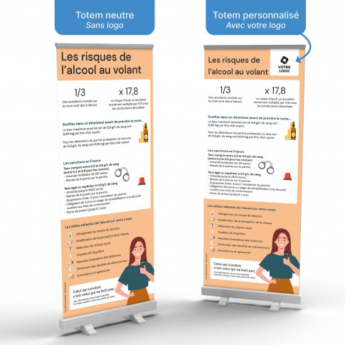 Roll-Up-Totem – die Risiken von Alkohol am Steuer