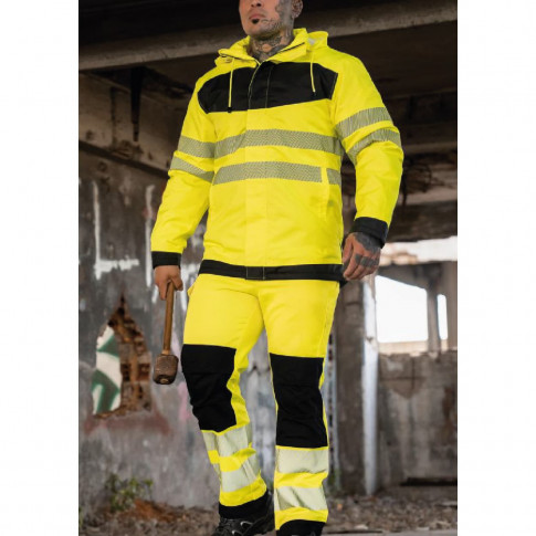 Reflektierende Warnschutzhose