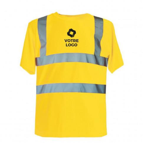 Reflektierendes T-Shirt EN 20471 (4 Größen)