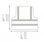 Reflektierende Weste mit 4 Streifen EN20471