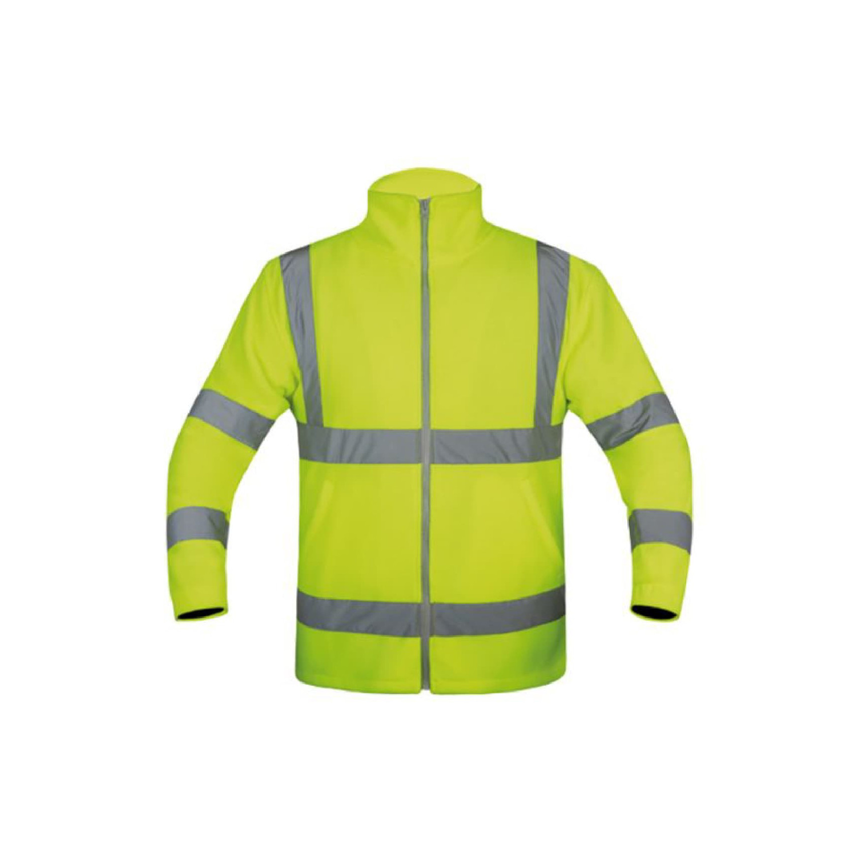 M - GRISE - Gilet réfléchissant de sécurité pour voiture, veste haute  visibilité en maille fluorescente