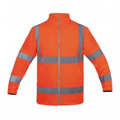 Reflektierende Fleecejacke