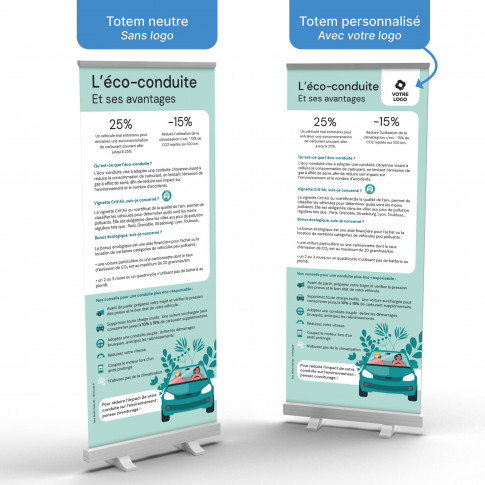 Roll-Up-Display – umweltbewusstes Fahren