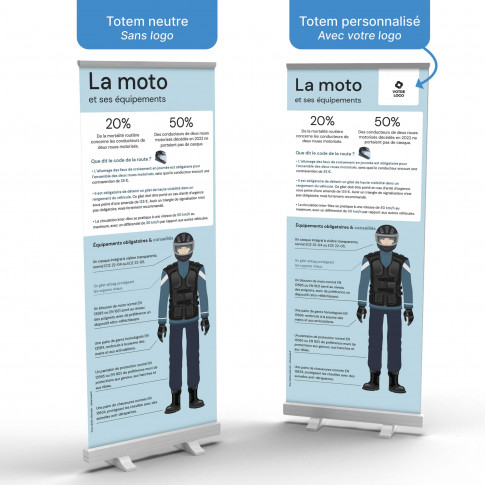 Roll-Up-Display – Gut ausgerüstet auf dem Motorrad