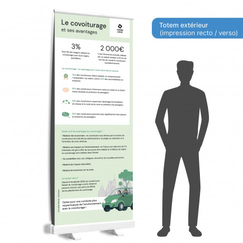 Roll-Up-Display – die Vorteile von Fahrgemeinschaften