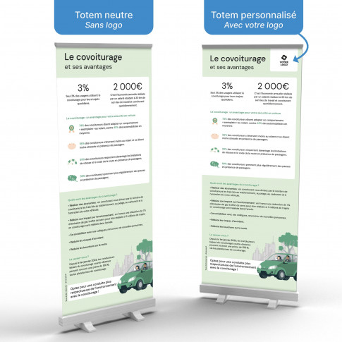 Roll-Up-Display – die Vorteile von Fahrgemeinschaften