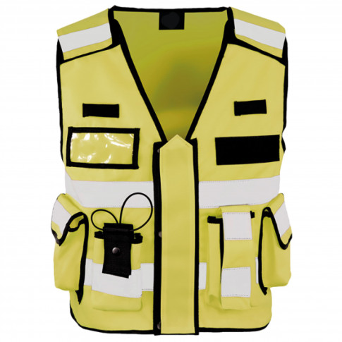 Professionelle Warnweste mit mehreren Taschen