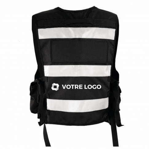 Professionelle Warnweste mit mehreren Taschen