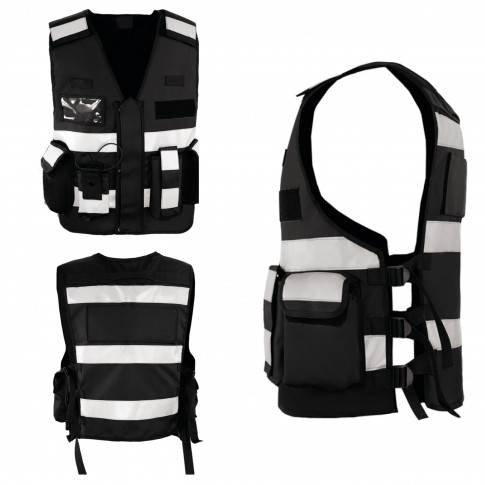 Professionelle Warnweste mit mehreren Taschen