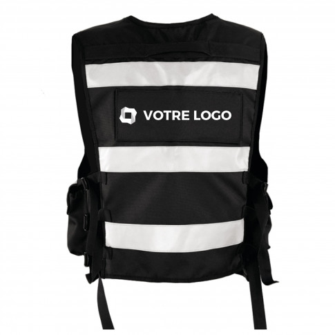 Professionelle Warnweste mit mehreren Taschen