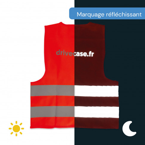 Gilet enfant fluorescent personnalisé (3 tailles) - scratch