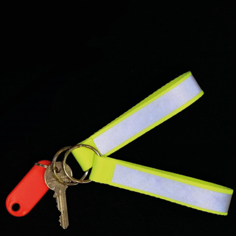 Reflektierender, personalisierbarer Schlüsselanhänger