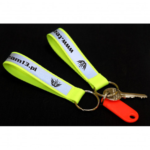 Reflektierender, personalisierbarer Schlüsselanhänger