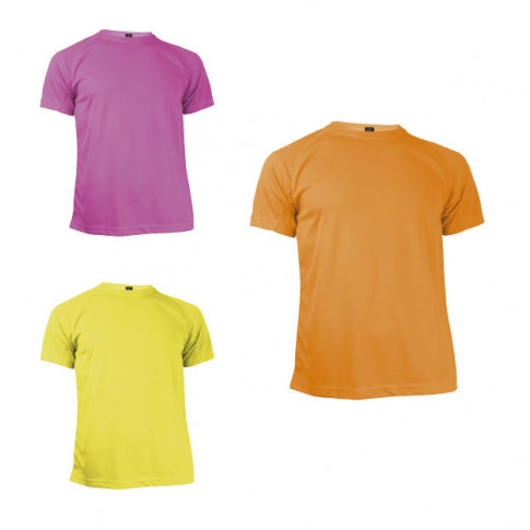 T-shirt de sport fluorescent personnalisable Dry Fit