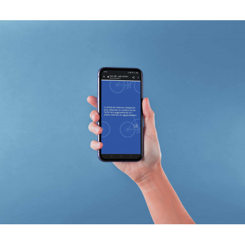 Roll-Up-Ständer – Radfahren in der Stadt