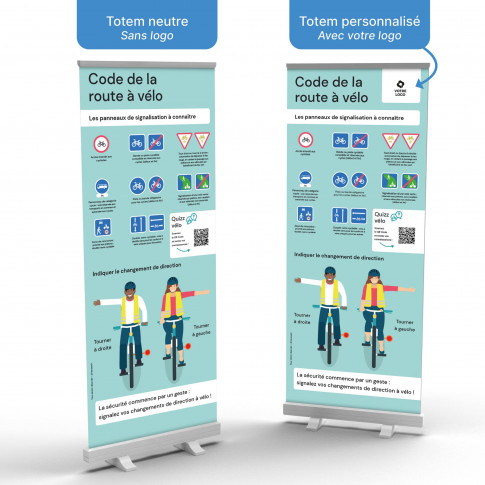 Aufrollbares Totem – Regeln, die man beim Radfahren kennen sollte
