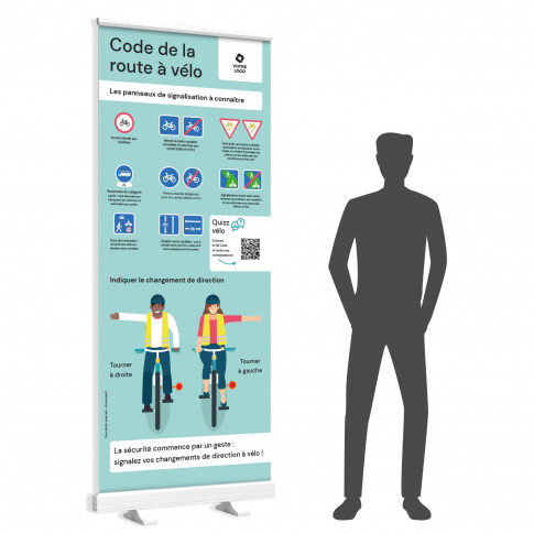 Aufrollbares Totem – Regeln, die man beim Radfahren kennen sollte