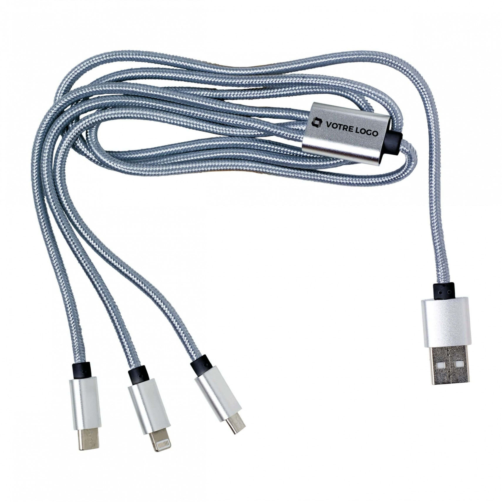 Câble de charge multi USB personnalisé