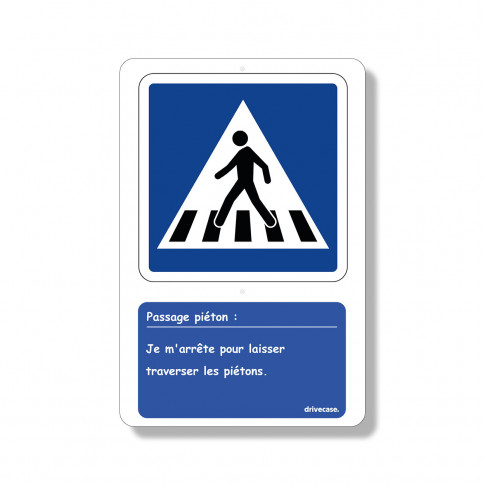 Lehrtafel Fußgängerüberweg