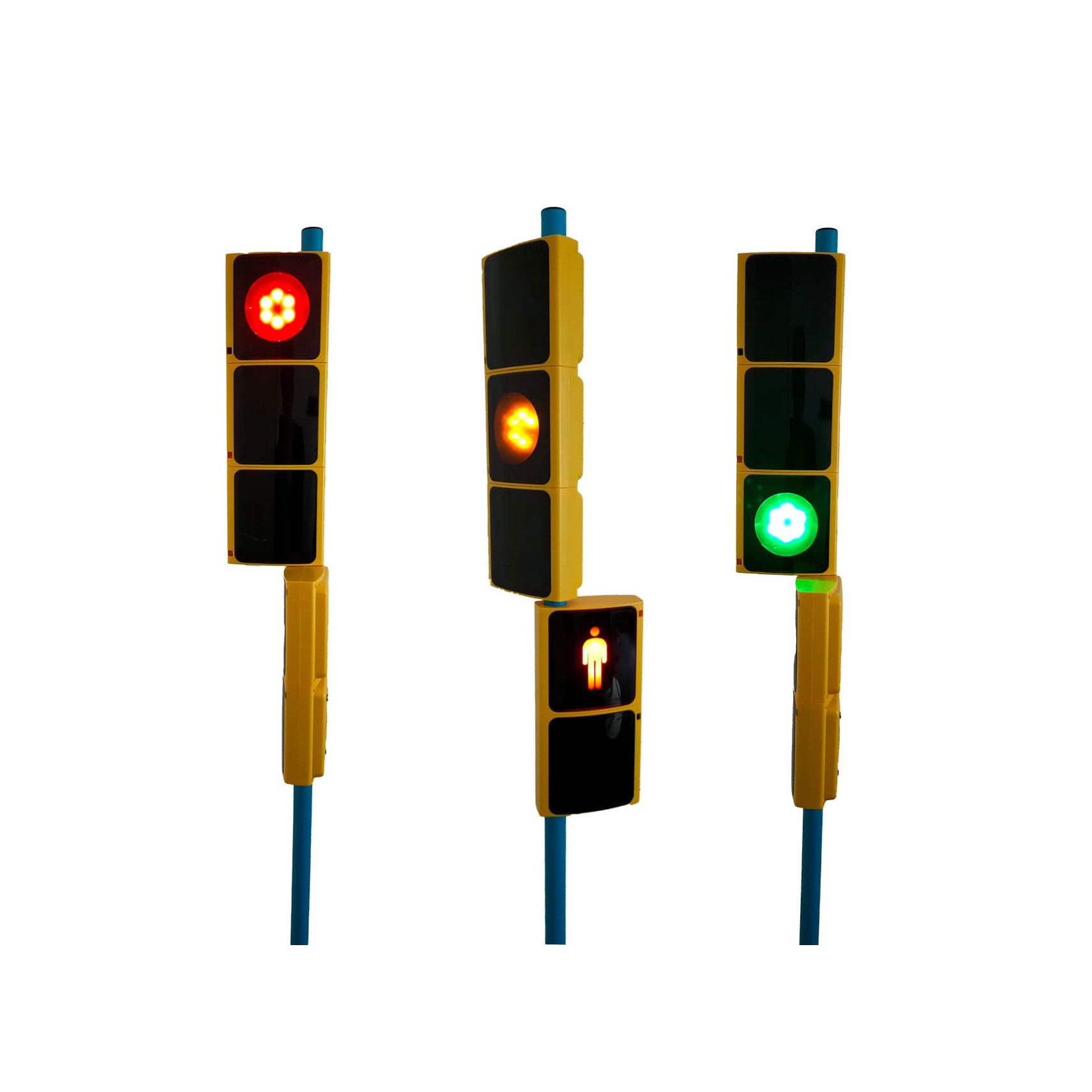 4 Lampes LED Clignotantes Pour Sac à Dos - Signalisation Sécurité Piéton Et Vélo