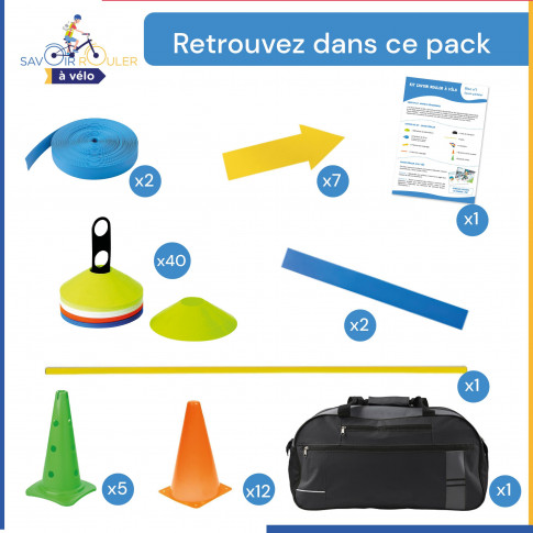 Kit savoir rouler à vélo - Bloc 1