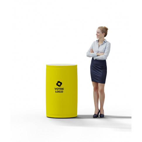 Individuell gestaltbare aufblasbare Theke