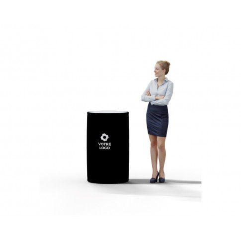 Individuell gestaltbare aufblasbare Theke